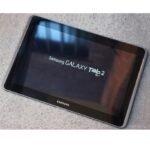 Samsung Galaxy Tab 2 P5110, LCD cable with digitizer and frame 10.1" Black ORIGINAL ( - )  - GRADE A
