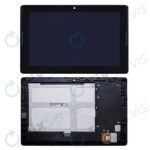 Lenovo  Tab A10-70 A7600 A7600-F A7600-H A7600F A7600H LCD Display, LCD cable  with digitizer and frame 10.1" Black ORIGINAL ( ttct080772-blmb )  - GRADE A