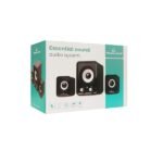 Powertech Essential Sound Ηχεία Υπολογιστή 2.1 με Ισχύ 3W σε Μαύρο Χρώμα - Image 2