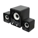 Powertech Essential Sound Ηχεία Υπολογιστή 2.1 με Ισχύ 3W σε Μαύρο Χρώμα - Image 3