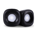 Powertech Essential Sound PT-844 Ηχεία Υπολογιστή 2.0 με Ισχύ 3W σε Μαύρο Χρώμα