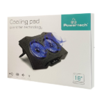 Powertech Cooling Pad για Laptop έως 18" με 2 Ανεμιστήρες και Φωτισμό (PT-929)