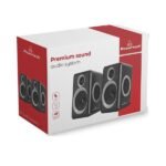 Powertech Premium Sound Ηχεία Υπολογιστή 2.0 με Ισχύ 6W σε Μαύρο Χρώμα - Image 2