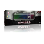 Zeroground KB-2300G Sagara Gaming Πληκτρολόγιο με RGB φωτισμό US