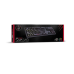 Zeroground KB-2700G SAKIMO Gaming Μηχανικό Πληκτρολόγιο με Outemu Blue διακόπτες και RGB φωτισμό US