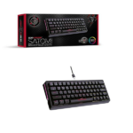 Zeroground KB-2800G SATOMI Gaming Μηχανικό Πληκτρολόγιο με Outemu Red διακόπτες και RGB φωτισμό