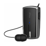 iPro RH120 In-ear Bluetooth Handsfree Ακουστικό Πέτου Μαύρο / Γκρί