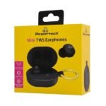 POWERTECH True Wireless Earphones PT-1392 με Θήκη Φόρτισης – Μαύρα - Image 2