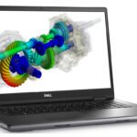 DELL Laptop Precision 7770, Factory Refurbished Grade A, i7-12850HX, 64/512GB SSD, 17.3", Cam, RTX A4500, Windows 11 Pro