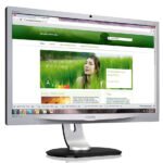 PHILIPS used οθόνη 241P4LRYES LED, 24" 1920x1080, VGA/DVI/DisplayPort, Grade A