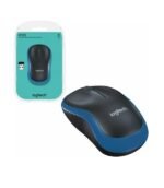 Logitech M185 Ασύρματο Mini Ποντίκι Black/Blue - Image 4