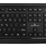 POWERTECH set ποντίκι & πληκτρολόγιο PT-1060, ασύρματο, 1600DPI, μαύρο