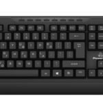 POWERTECH πληκτρολόγιο PT-1066, ενσύρματο, multimedia, EN/GR, μαύρο