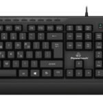 POWERTECH set ποντίκι & πληκτρολόγιο PT-1067, ενσύρματο, 1000DPI, μαύρο