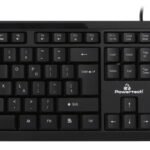 POWERTECH set ποντίκι & πληκτρολόγιο PT-1068, ενσύρματο, 1000DPI, μαύρο