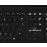 POWERTECH set ποντίκι & πληκτρολόγιο PT-1154, 2.4GHz & Bluetooth, μαύρο
