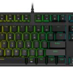 POWERTECH gaming μηχανικό πληκτρολόγιο PT-1254, ενσύρματο, RGB, μαύρο