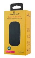 POWERTECH ασύρματο ποντίκι PT-1381, 2.4GHz & Bluetooth, έως 1600DPI, 500mAh, μαύρο - Image 4