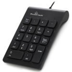 POWERTECH ενσύρματο αριθμητικό πληκτρολόγιο PT-938, USB, μαύρο