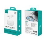 Usams E05 In-ear Bluetooth Handsfree Ακουστικά με Θήκη Φόρτισης Λευκά - Image 2