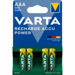 Varta Recharge Accu Power Επαναφορτιζόμενες Μπαταρίες AAA Ni-MH 550mAh 1.2V 4τμχ