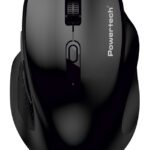 POWERTECH ασύρματο ποντίκι PT-1578, 2.4GHz & Bluetooth, έως 4000DPI, μαύρο